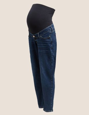 M&S Womens Maternity Mom Tapered Jeans