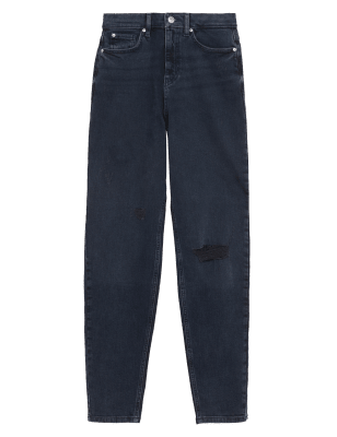 

M&S Collection Jeans 'Mom'Womens - Blue/Black, Blue/Black