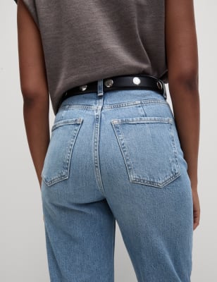 Marks And Spencer Womens M&S Collection The Mom Jeans - Indigo, Indigo