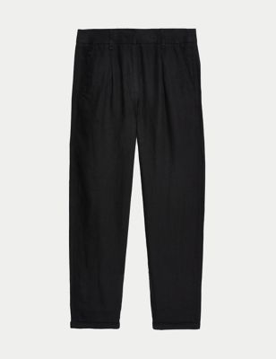 Tapered Black Trousers