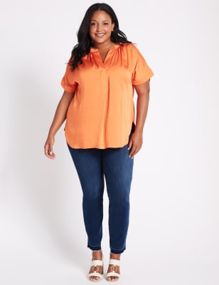 marks and spencer curve jeans