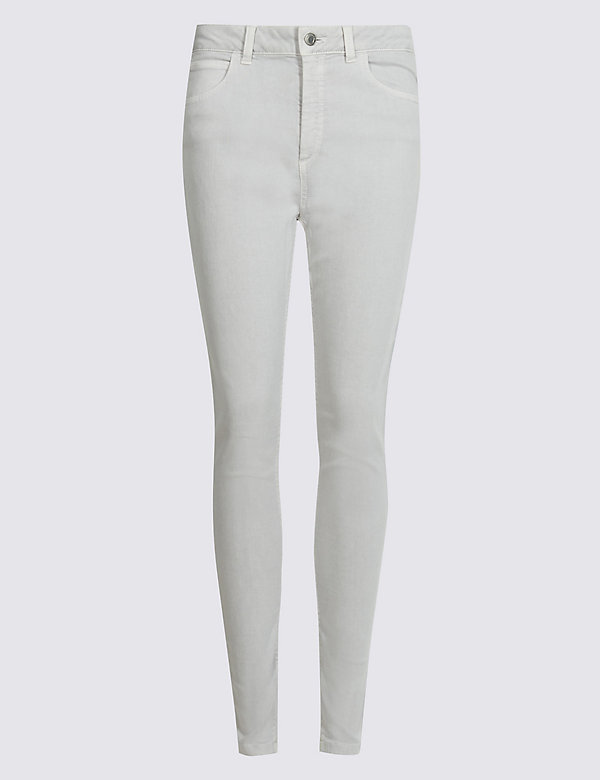 Tencel™ Blend Mid Rise Super Skinny Jeans - NL