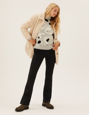 

M&S Collection Leggings acampanados de cintura altaWomens - Black, Black