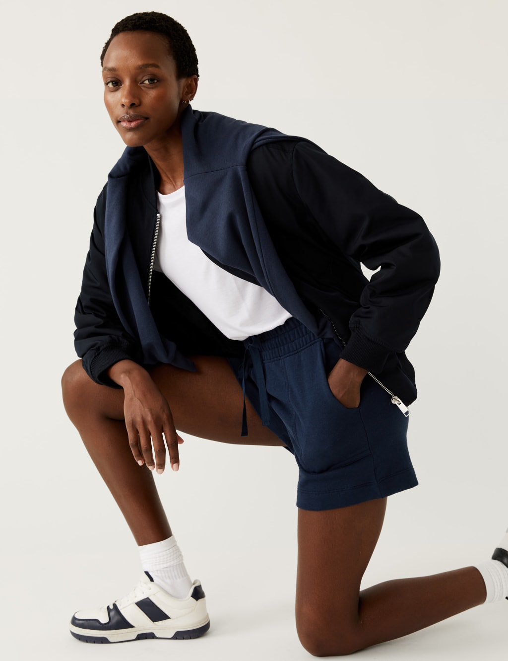 Cotton Rich Jersey Jogger Shorts image 1
