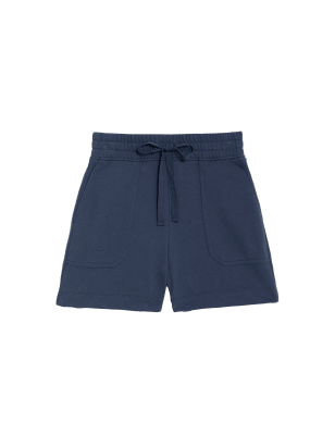 

M&S Collection Pantalón deportivo corto de punto de algodónWomens - Navy, Navy