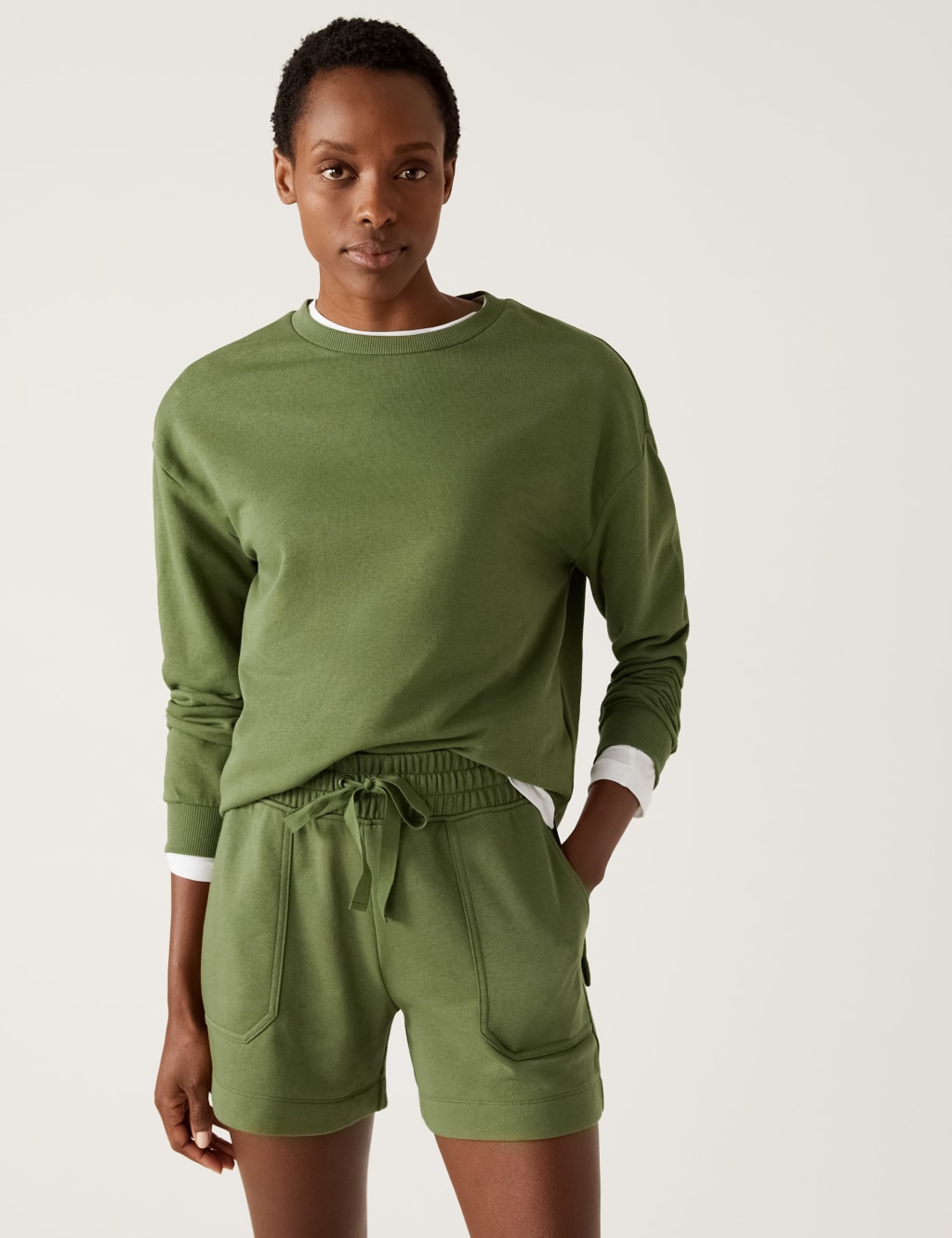 Cotton Rich Jersey Jogger Shorts image 1