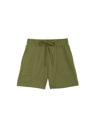 

M&S Collection Pantalón deportivo corto de punto de algodónWomens - Olive, Olive