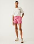 Cotton Rich Jersey Jogger Shorts