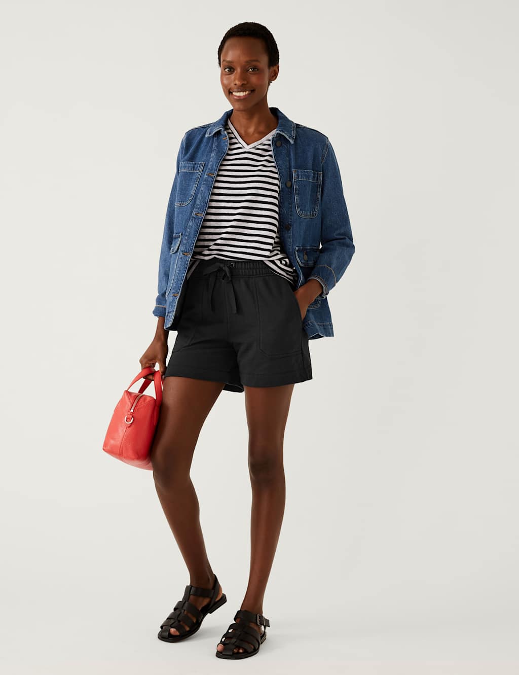 Cotton Rich Jersey Jogger Shorts image 1