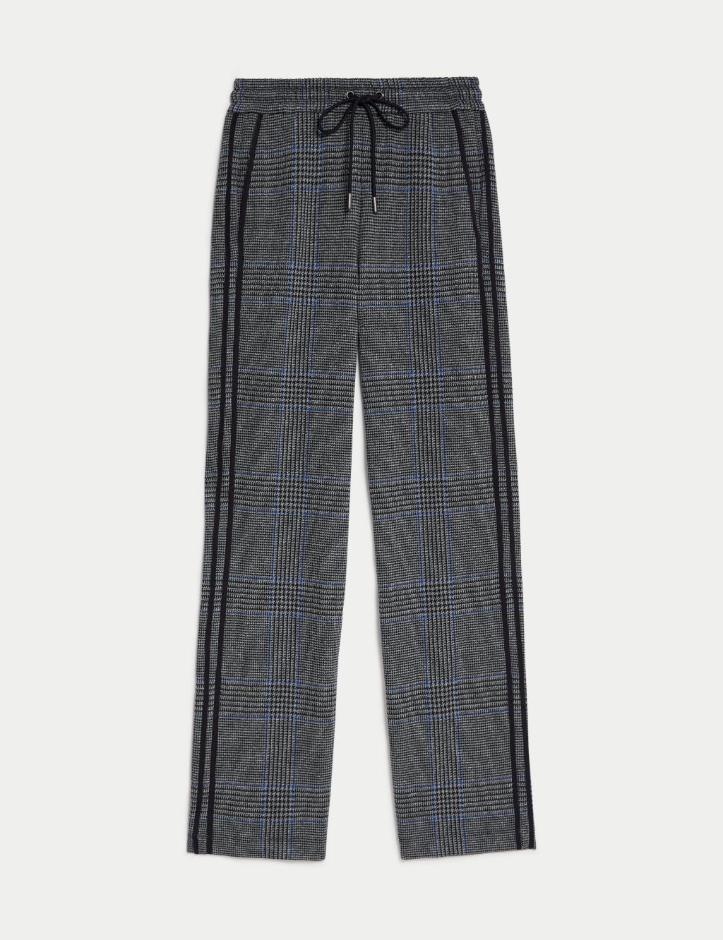 Checked Straight Leg Trousers image 2