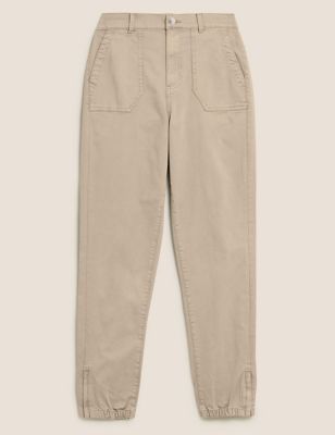 M&S Womens Slim Fit Ankle Grazer Joggers