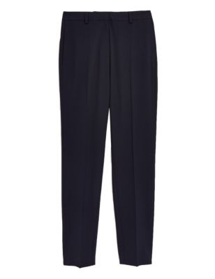 M&S Womens Slim Fit Ankle Grazer Trousers with Stretch