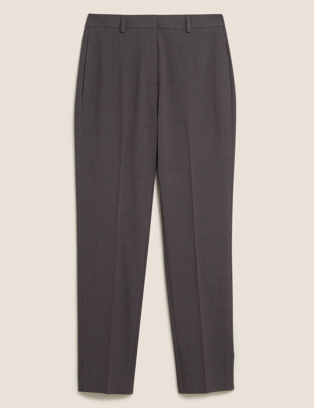 Slim Fit Ankle Grazer Trousers with Stretch image 2
