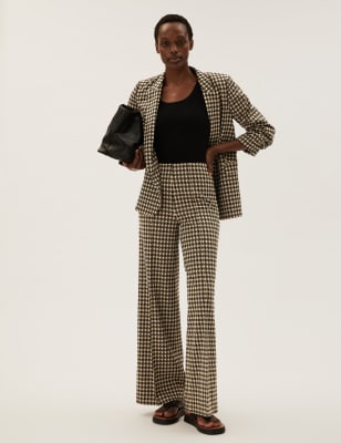 Dogtooth wide 2025 leg trousers