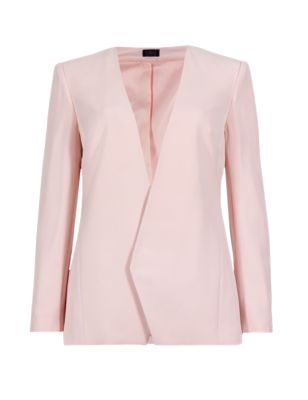 Open Front Longline Jacket | M&S Collection | M&S
