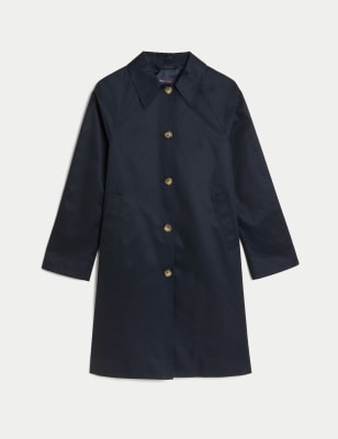 Marks and clearance spencer navy coat