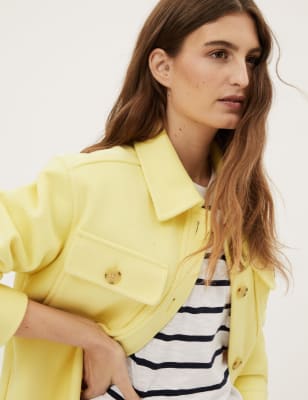 

M&S Collection Chaqueta camisa informalWomens - Pale Gold, Pale Gold