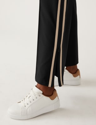 LADIES M&S PER UNA SIZE 12 OR 20 BLACK WIDE LEG STRETCH TROUSERS FREE POST LADIES M&S PER UNA SIZE 12 OR 20 BLACK WIDE LEG STRETCH TROUSERS FREE POST