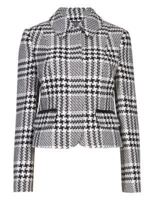 Prince of Wales Checked Jacket with Wool | M&S Collection | M&S
