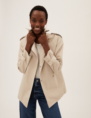 Water-Resistant Short Trench Coat Winter Looks More Stylish Than Ever With  These Jackets And Coats POPSUGAR Fashion Photo 10