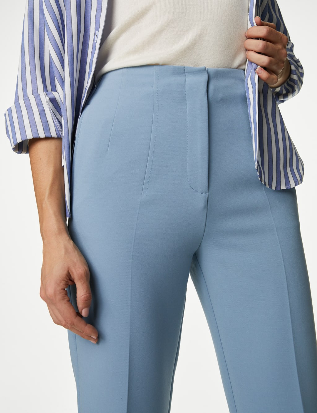 Tapered Ankle Grazer Trousers image 3