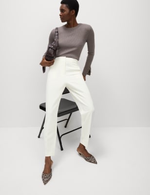 Tapered Ankle Grazer Trousers