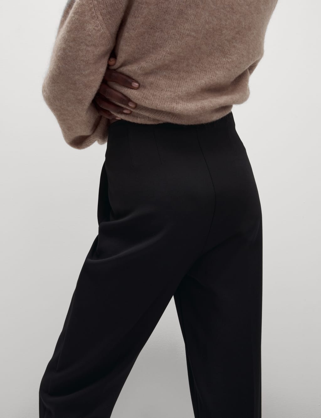 Tapered Ankle Grazer Trousers image 5
