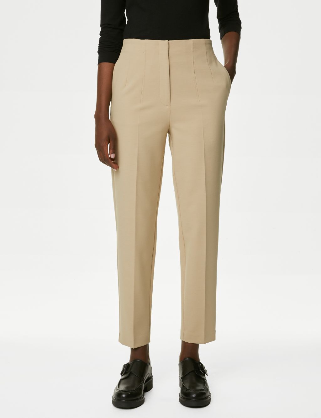 Tapered Ankle Grazer Trousers image 2