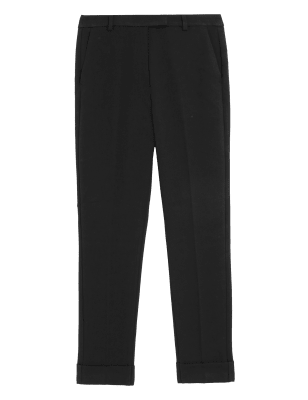 

Womens M&S Collection Knöchellange Hose in schmaler Passform - Black, Black