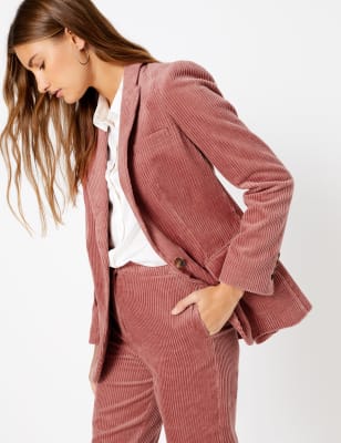 Pure Cotton Corduroy Blazer