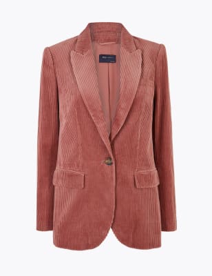 Cord hot sale blazer women