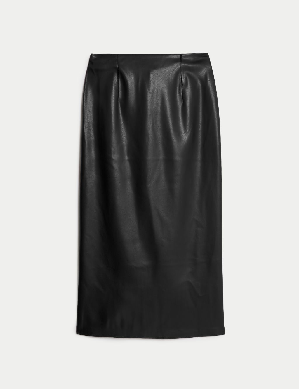 Leather Look Midaxi Pencil Skirt image 2