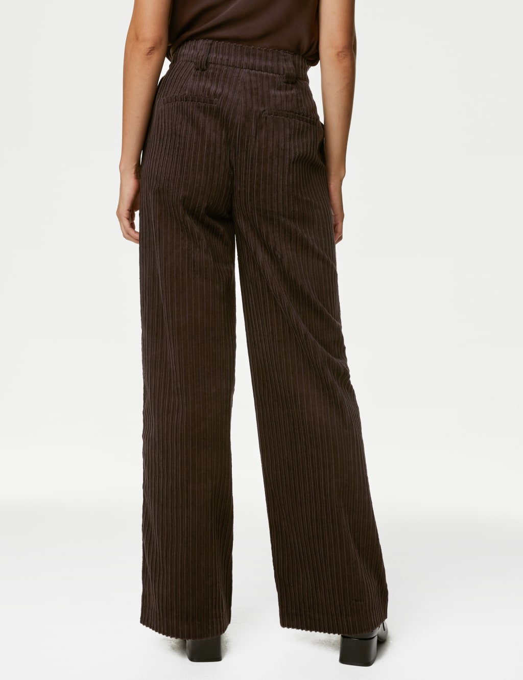 Cord Wide Leg Trousers image 5