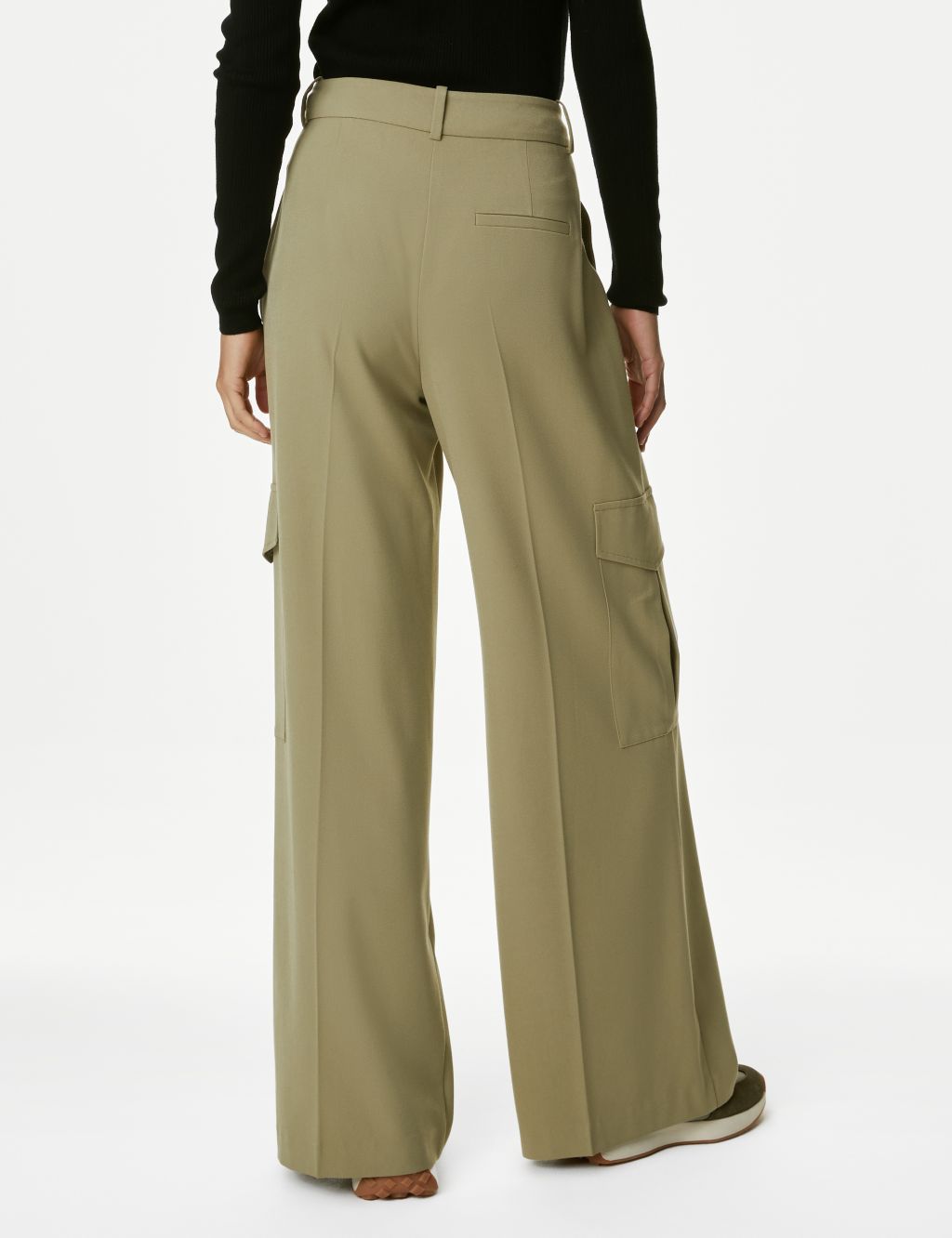 Cargo Pleated Wide Leg Trousers image 5