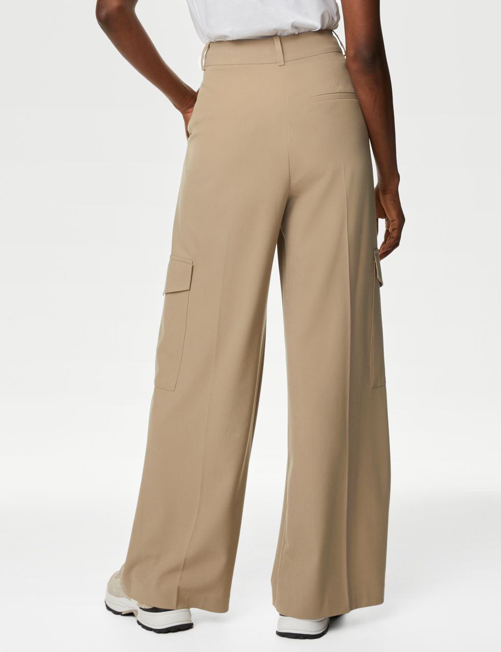 Cargo Pleated Wide Leg Trousers image 5