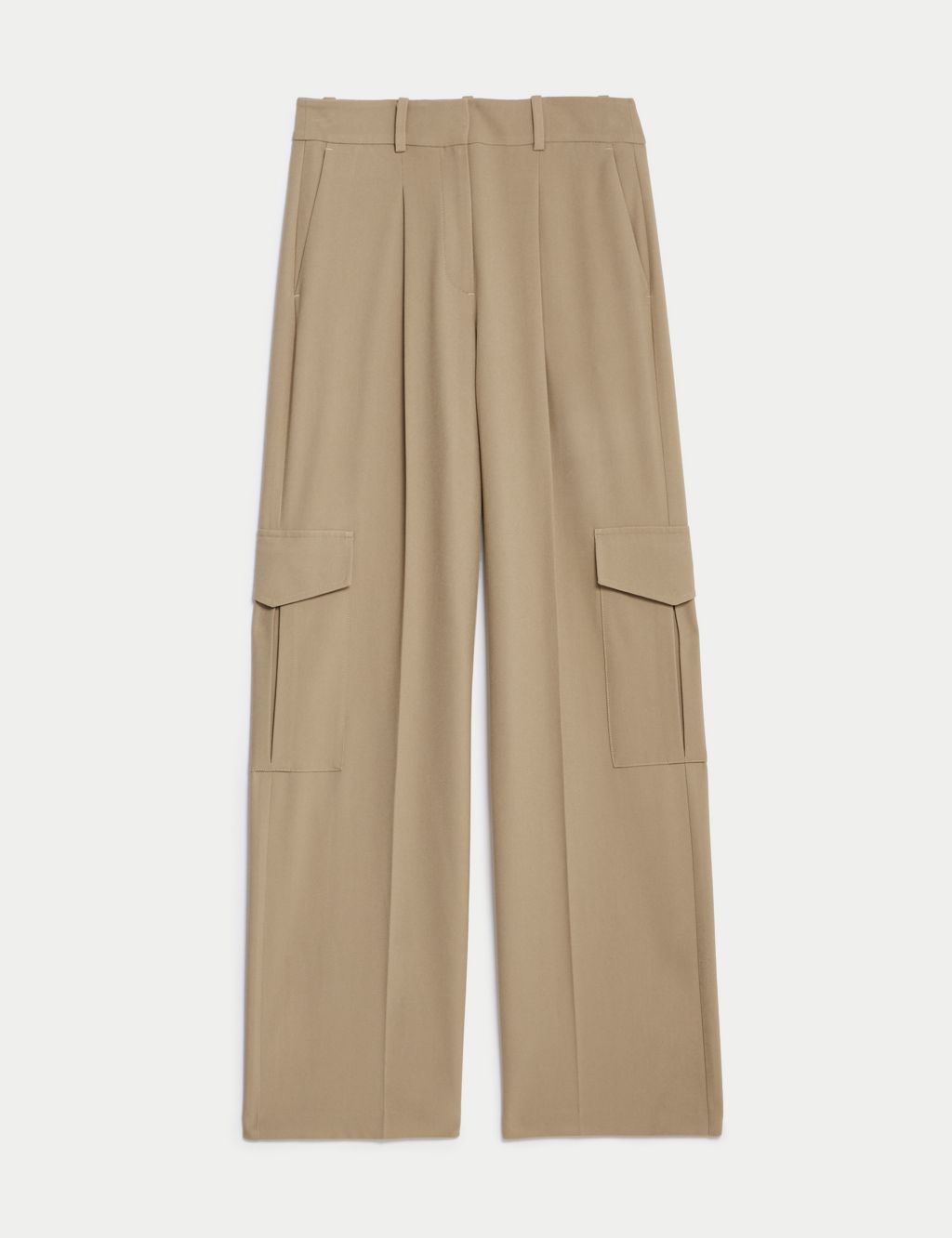 Cargo Pleated Wide Leg Trousers image 2