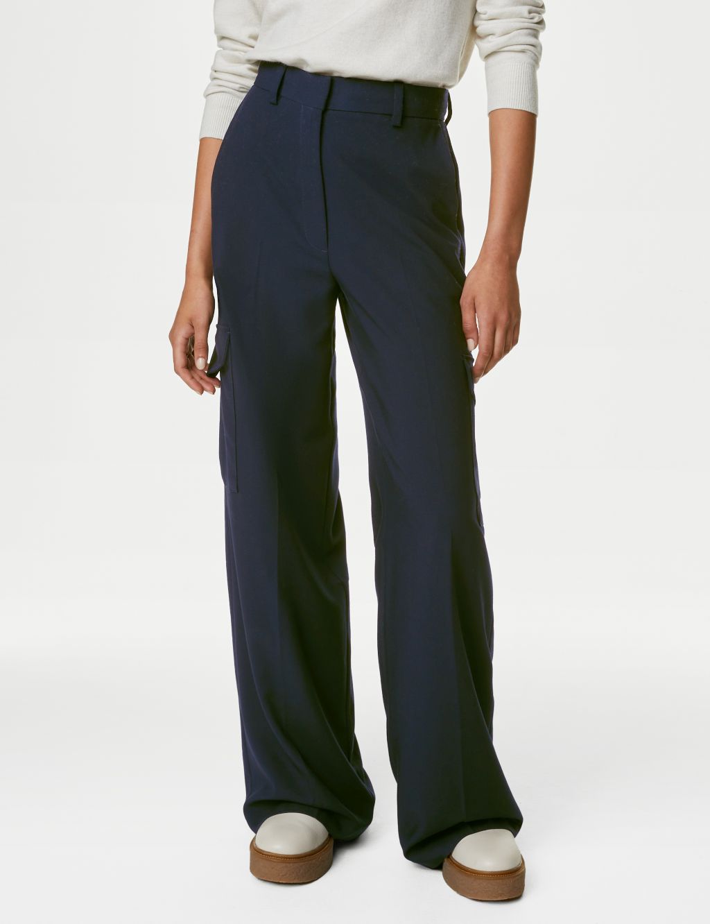 Cargo Wide Leg Trousers image 3
