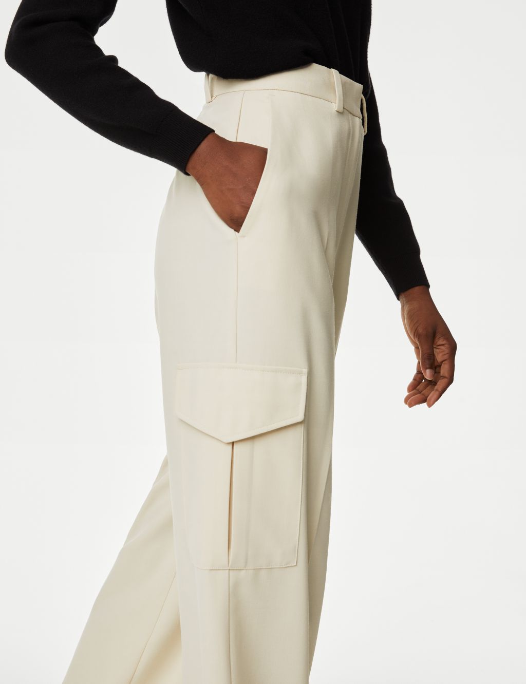 Cargo Wide Leg Trousers image 3