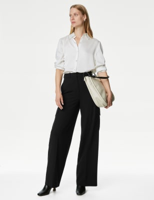 Marks and spencer womens best sale casual trousers