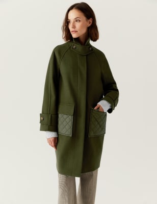 Hooded Relaxed Car Coat