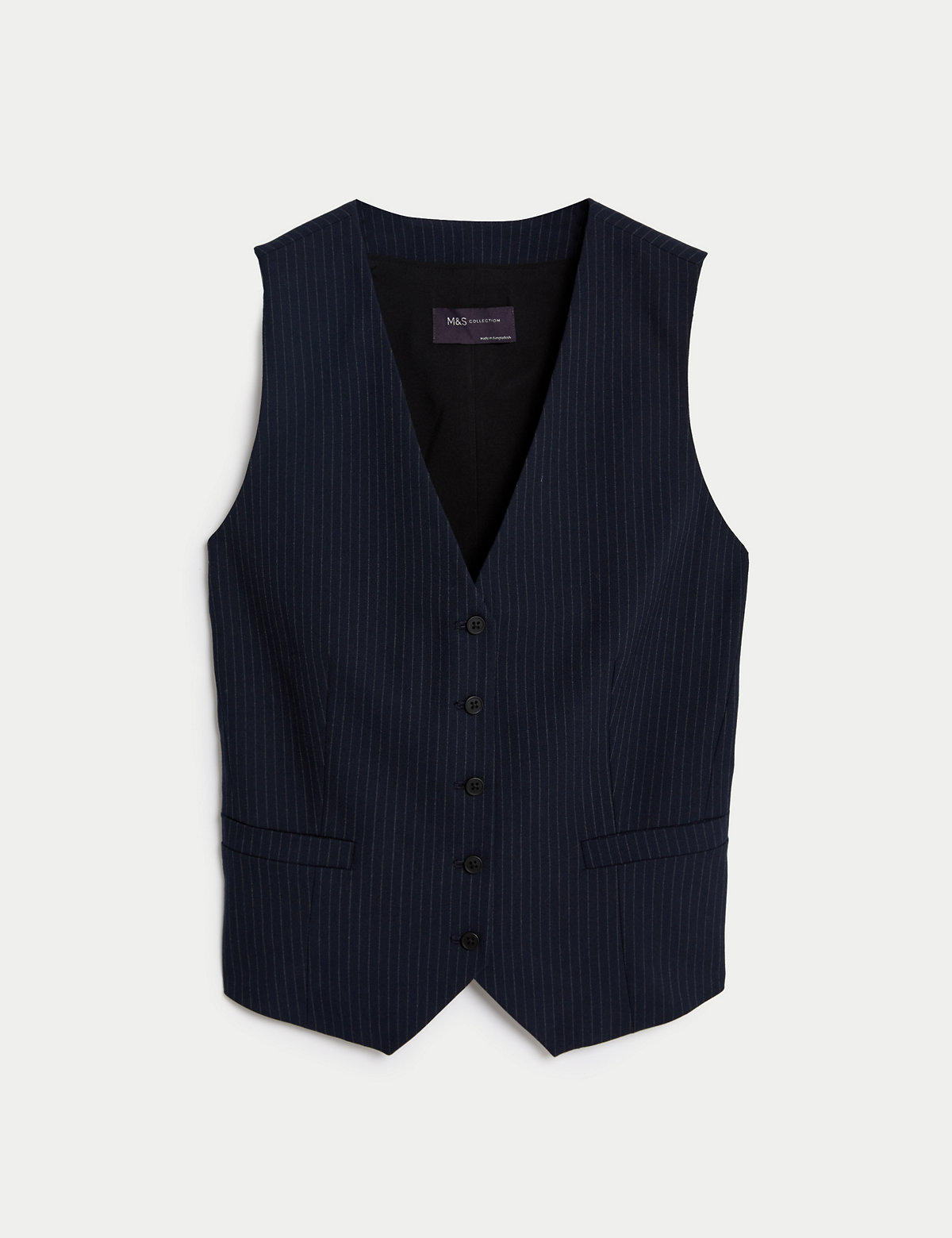 Tailored Pinstripe Waistcoat