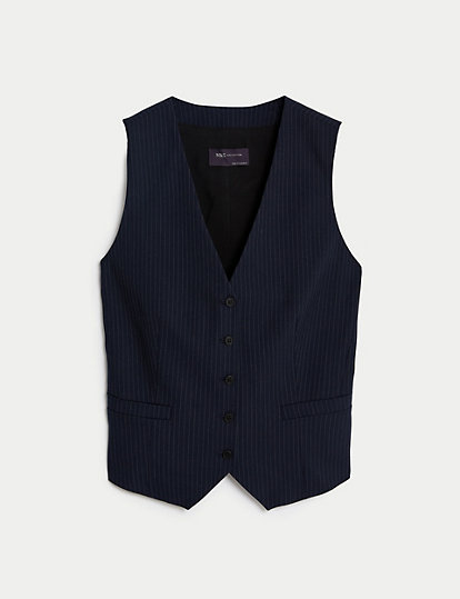 Tailored Pinstripe Waistcoat