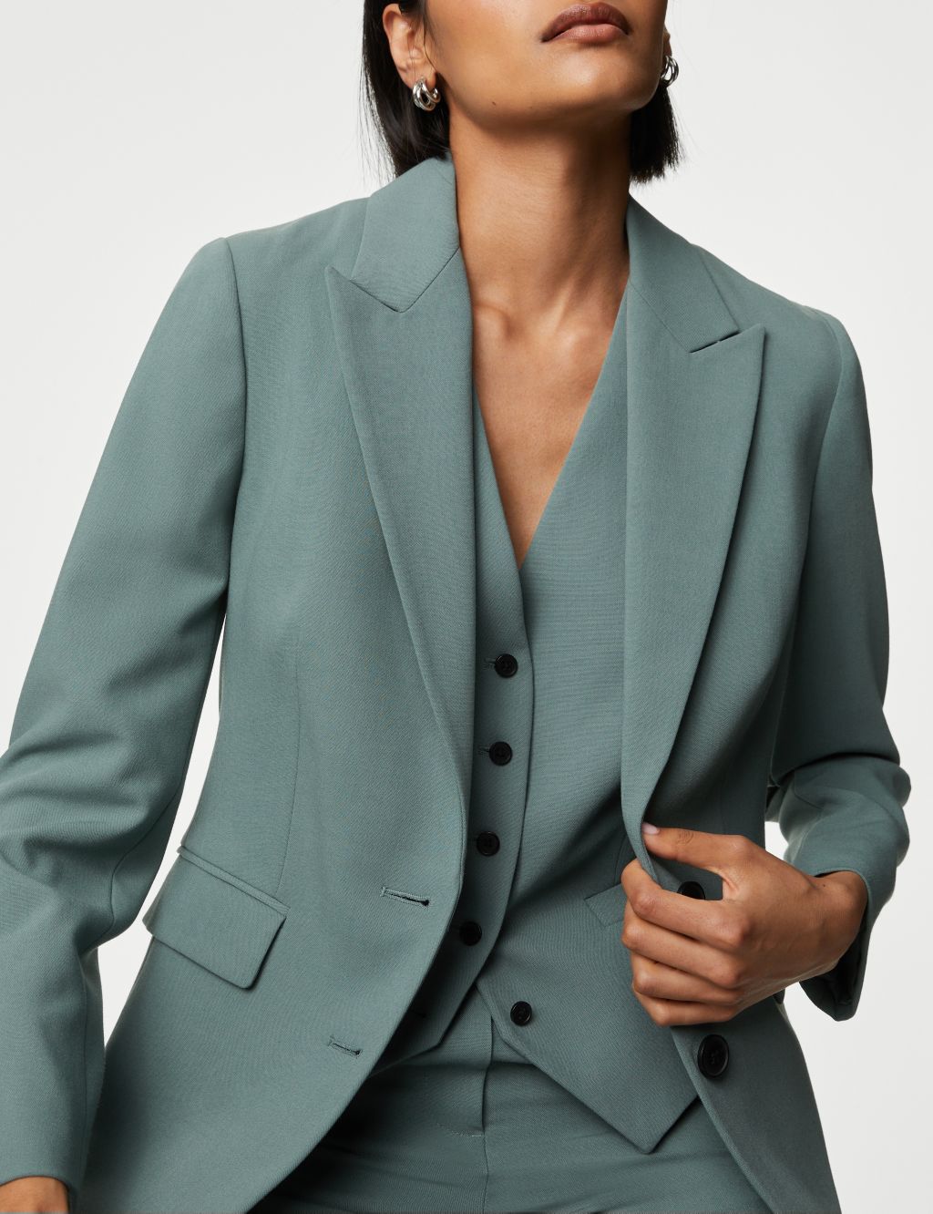 Tailored Single Breasted Blazer image 3