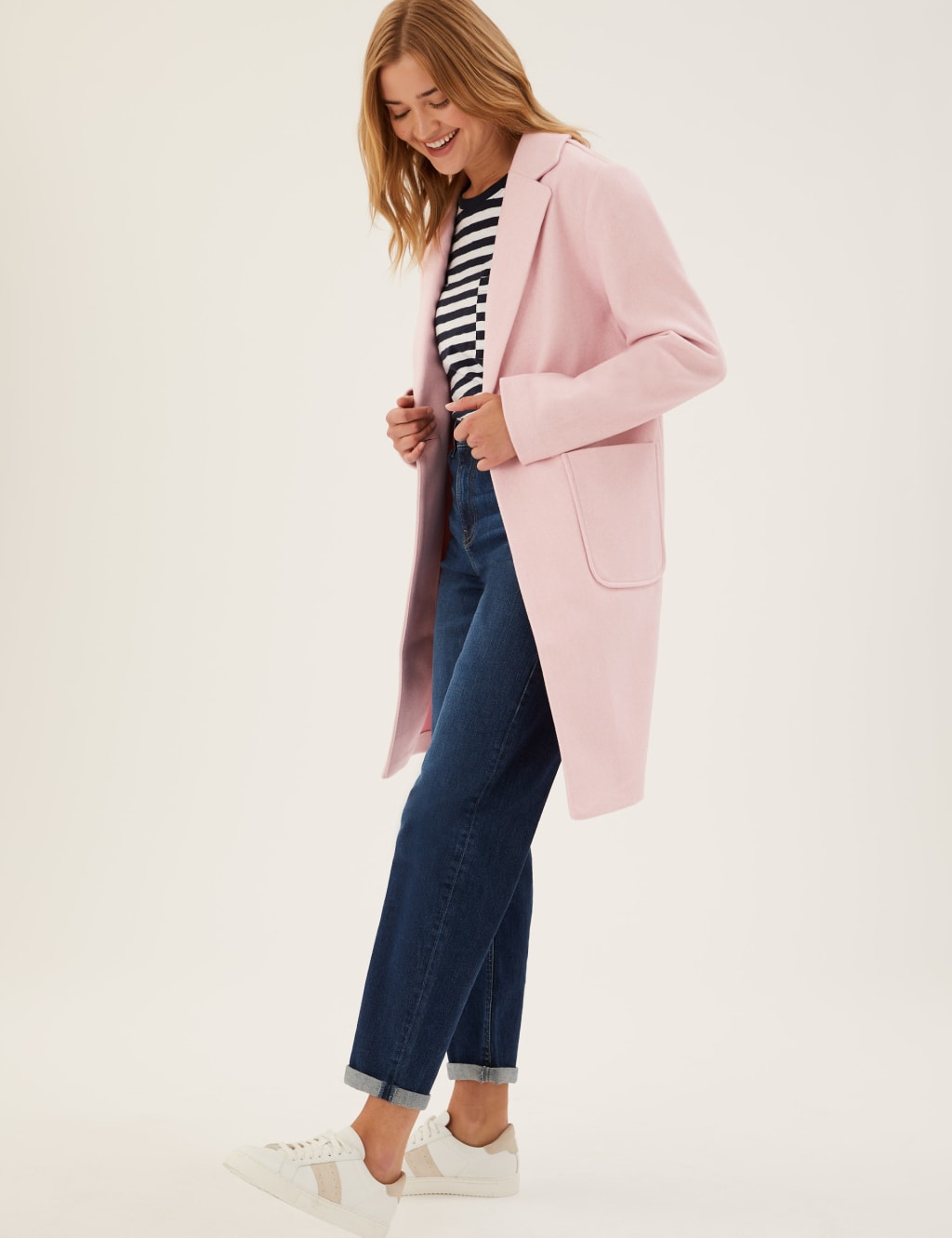 Relaxed Single Breasted Coat image 3