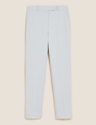 M&S Womens Slim Fit Ankle Grazer Trousers