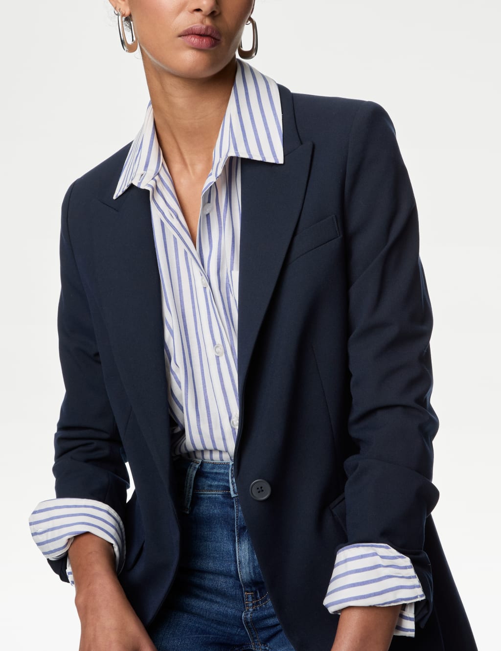 Relaxed Single Breasted Blazer image 3