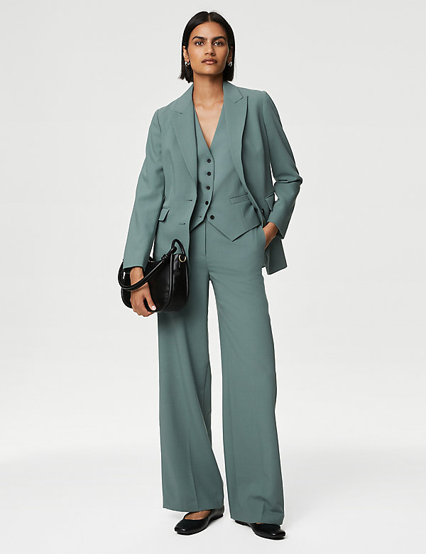 Woven Wide Leg Trousers | M&S US