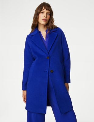 Twill Single Breasted Tailored Coat