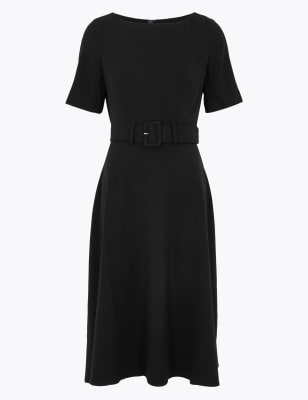 marks spencer black dress