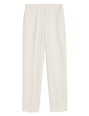 

Womens M&S Collection Hose mit geradem Bein und Reißverschlussdetail - Light Natural, Light Natural